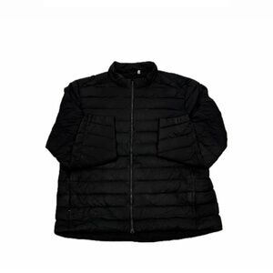 Lululemon Black Puffer Jacket Lightweight Quilted Full-Zip Coat - Size [XXL].